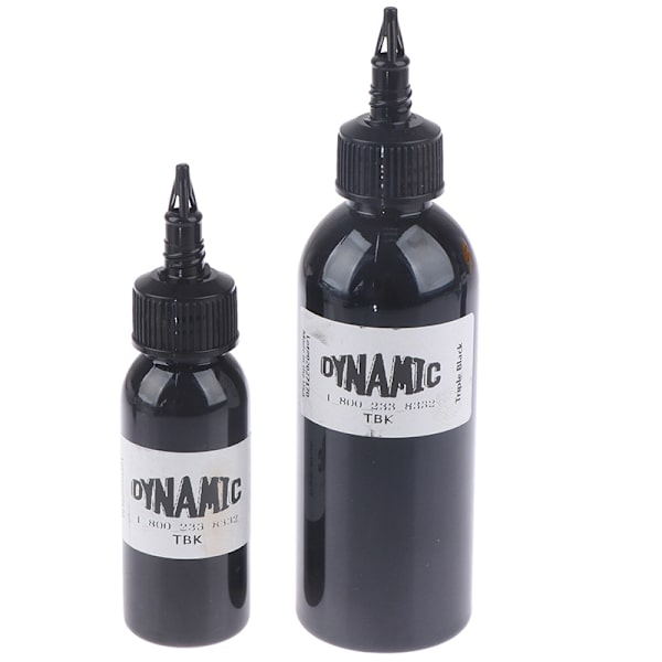 120 ml Svart Set Pigmentflaska Permanent Makeup 60ML 120ML