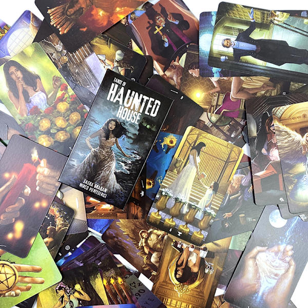 Tarot of the Haunted House Card Deck Party Board Game