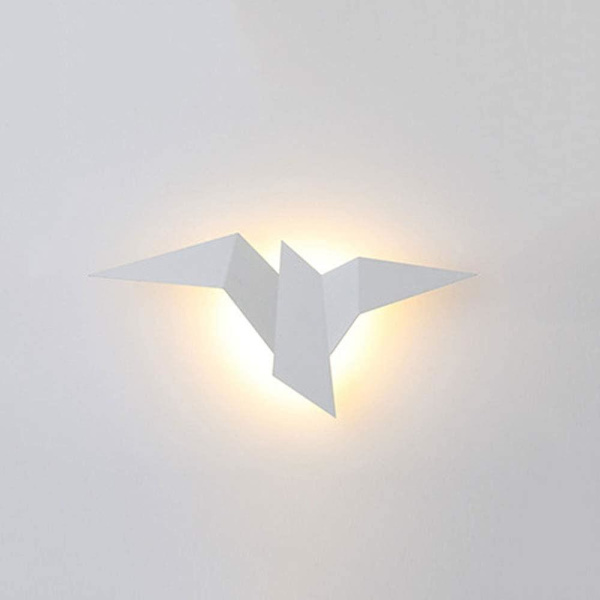 2w LED vägglampa inomhus vägglampa, fågelformad vägglampa