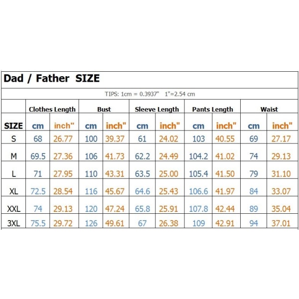 Julpyjamasset Familjematchande kläder Sovkläder red father l father s
