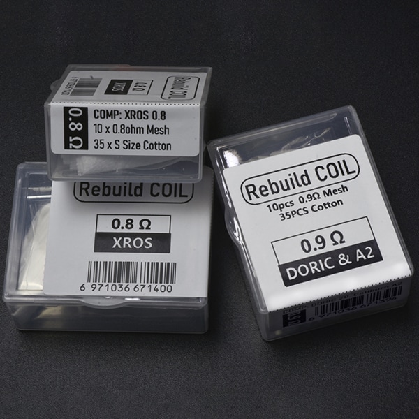 DIY Tool Rebuild Kit Mesh Coil Resistance Wire för XROS 0,8ohm 0,8Ω 0.8Ω