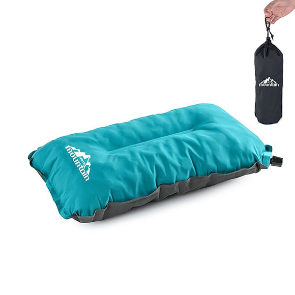 Sponge Ultralight Folding Kompakta uppblåsbara kuddar utomhus orange