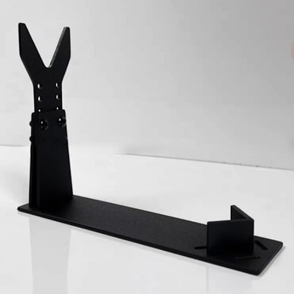 Klar akryl Hand Display Stand Pistol Rack Hållare för modell Svart Black