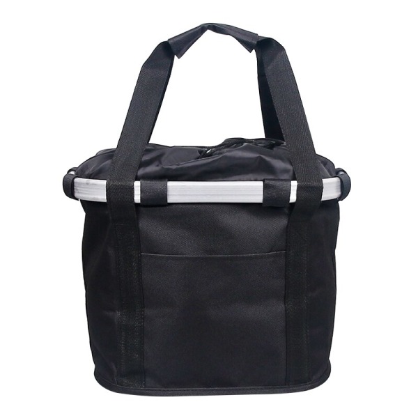 Cykelkorg Främre Bagageväska svart 28*22*25cm gray