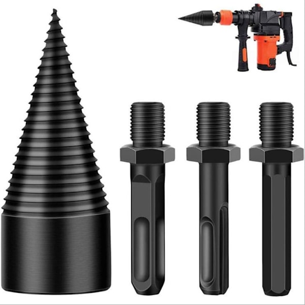 Vedhuggning Vedborr Klyvverktyg Vedbrytning Hexagonal Shank