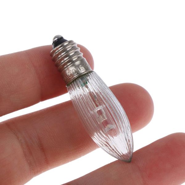 5 st ljusformade LED-lampor Ljusbyteslampa Transparent