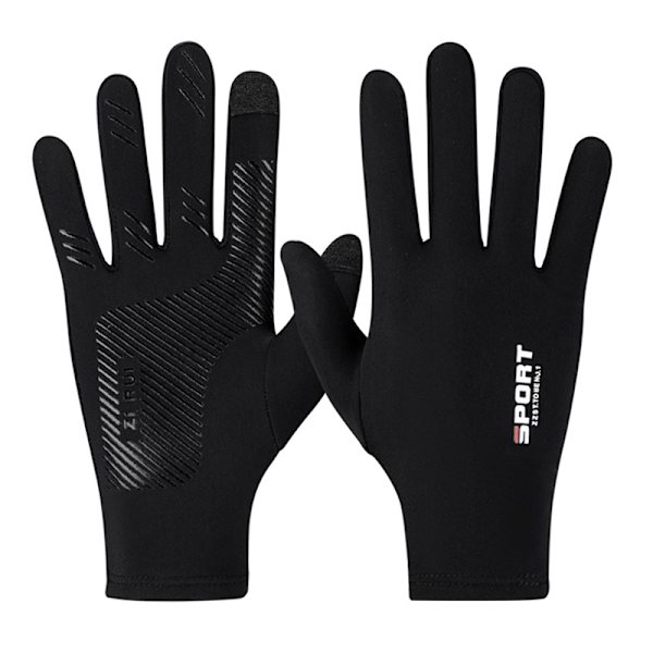 Män Vinter vattentäta cykelhandskar Sports Touch Handskar Thicken Medium Thin  Medium