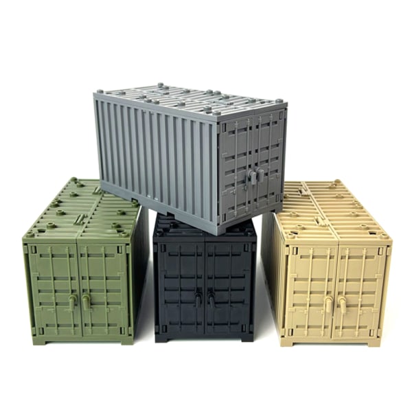 Base Container Blocks MOC Building Blocks Toy Brown Brown