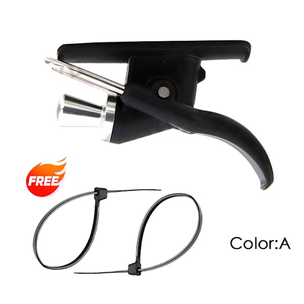 1PC Breakaway Marine Fishing Launch Barrel Clip Fish Tool svart
