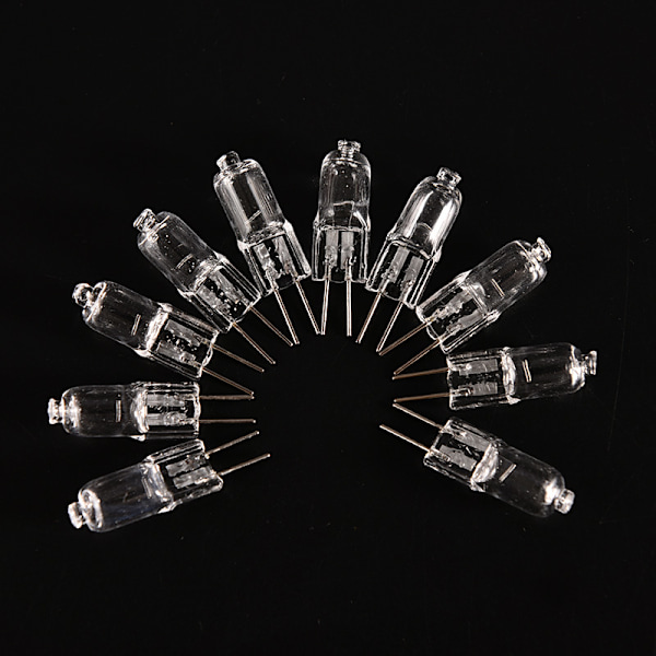 10X G4 JC Typ Halogen Glödlampa 12V 10W