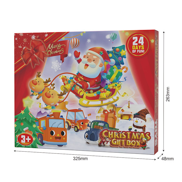 Jul adventskalenderlådor 24 dagar Set Barnleksaker Xmas