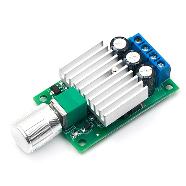 10A PWM DC Justerbar Motorhastighetsregulator Dimmer Switch en one size