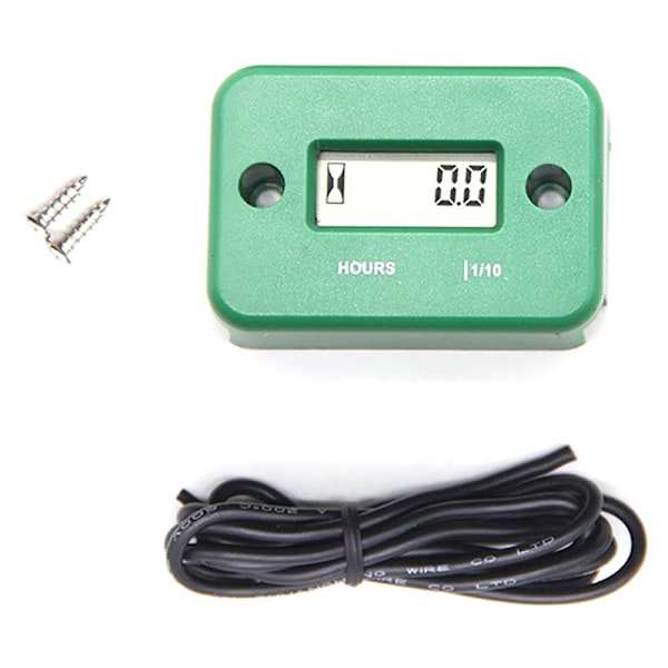 1Set Motocross LCD Motor Timer Elektronisk Varvräknare Timmete Svart Yellow