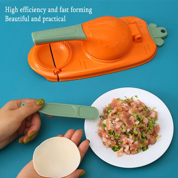 Dumpling Form Pressning Dumpling Skin Rolling Deg Machine orange 27,5*23cm orange
