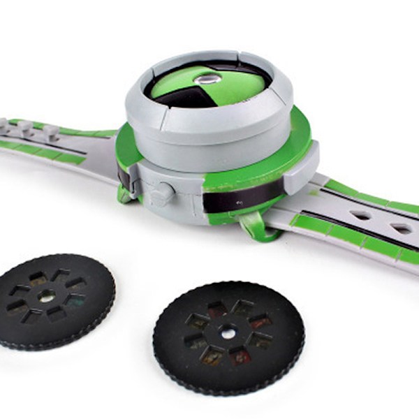 Tecknad barnprojektorklocka Watch Watch Actionfigurer 1st