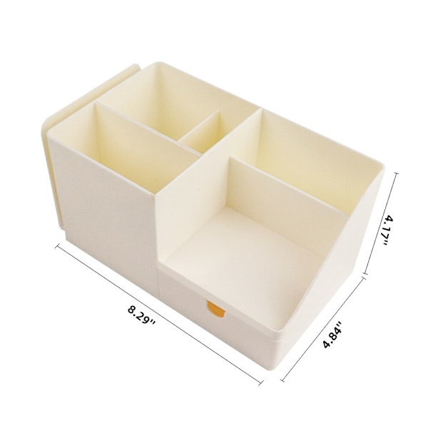 skrivbordsförvaring box office pennhållare beige grey