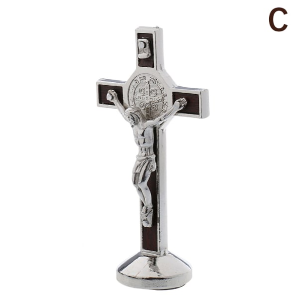 8 cm metall krucifix korsstaty Jesus Kristus modell med Sticky B C
