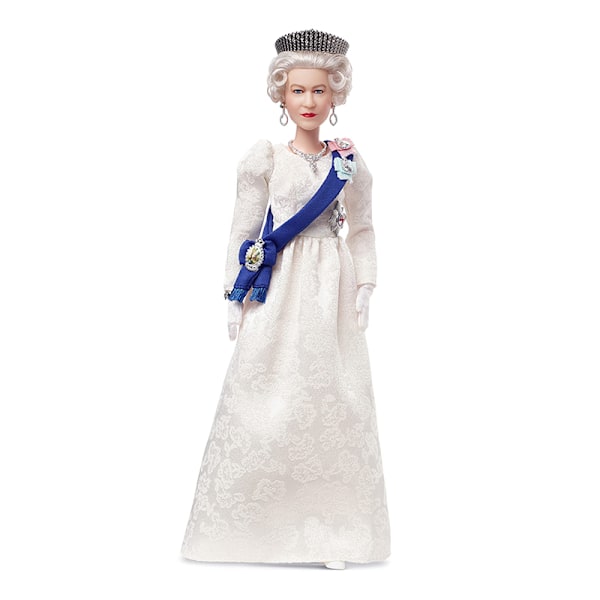 Queen Elizabeth Ii Doll Platinum Jubilee Toy Souvenir Royalty M Elizabeth Resin material