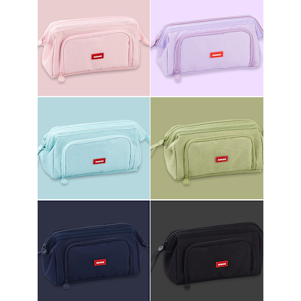 Dubbellagers canvas case multifunktionell brevlåda case 279 Black-Boat Type Window