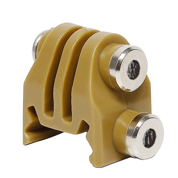 Rail Mount Adapter Action Camera Fixing Adapter Svart Yellow