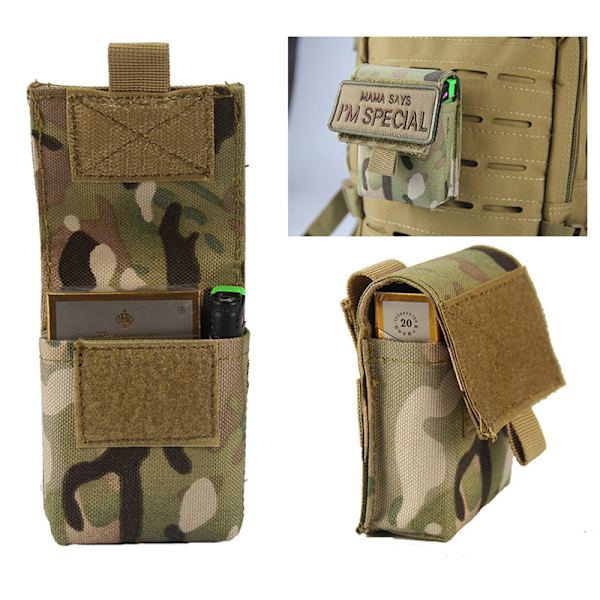 Small Utility EDC Gadgets Gear Bag Molle Tactical Pouch Hållare A C