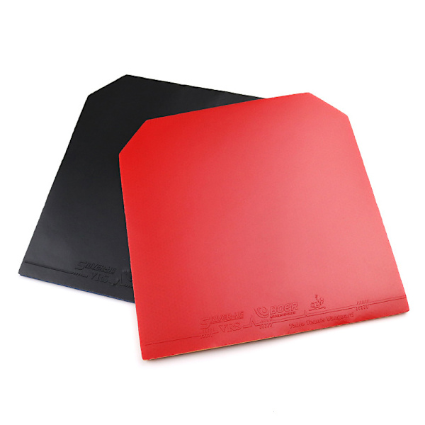 Godkänd Semi Sticky Bordtennis Gummi Hård Svamp Ping Pong Black Black