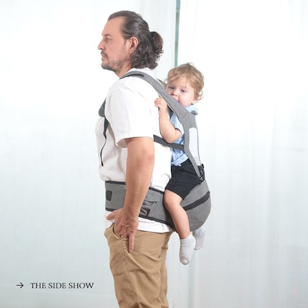 Baby bärsele med ryggsäck grå dark gray