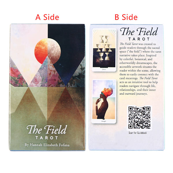 The Field Tarot Cards Prophecy Divination Deck Party Underhållning Flerfärgad en one size