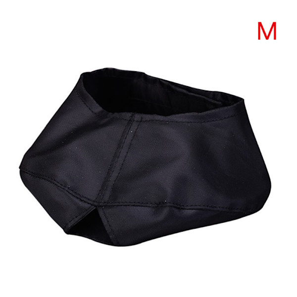 Andningsbara Nylon Kattmunkorgar Kattunge ögonmasker för kattvård Black M