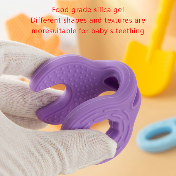 Baby Silikon är BPA-fria verktyg Baby''s Care Tuggleksaker A A