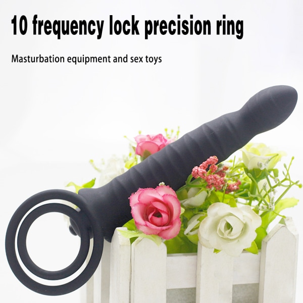 10 Frekvenslås Fina Ringar Verktyg USB Vuxen Erotiska Erotiska Leksaker Bärbar Massage Stimulator Stick Single Frequency 10 Frequency