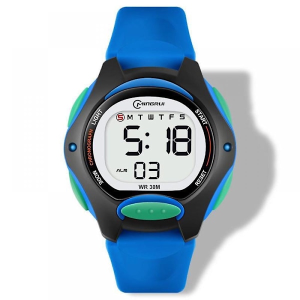 Digital watch för barn Vattentät med väckarklocka/stoppur