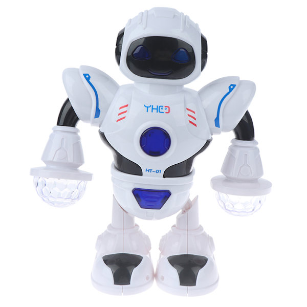 Leksaker för pojkar Robot Barn Toddler Robot 2 3 4 5 6 7 8 9 år gammal Vit one size