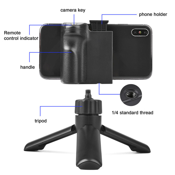 Smartphone Handheld Selfie Booster Bluetooth fjärrkontroll