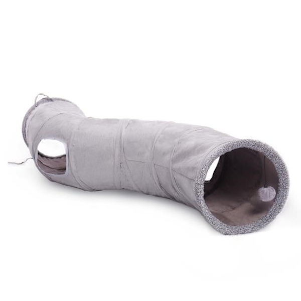Vikbar tunnel kattleksaker husdjursmaterial 1st