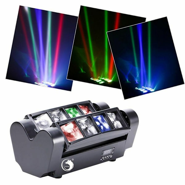 RGBW 80W LED Spider Strobe Moving Head Scenbelysning