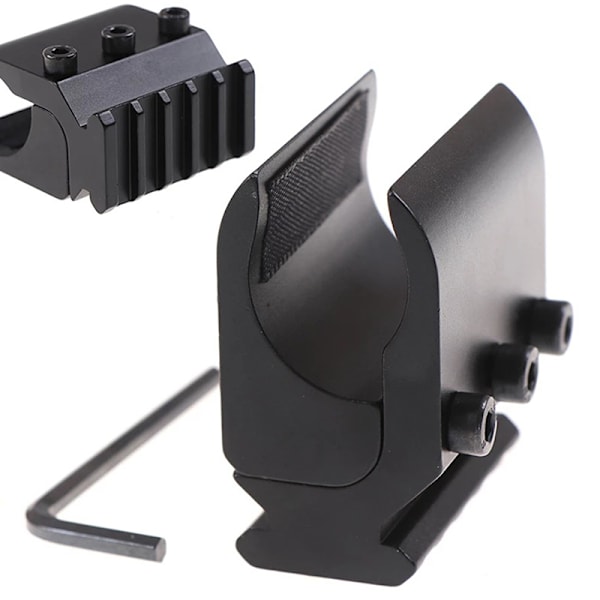 20mm Picatinny Kikarsiktesbas Adapter Gevär Pipa Fäste Sikte Svart