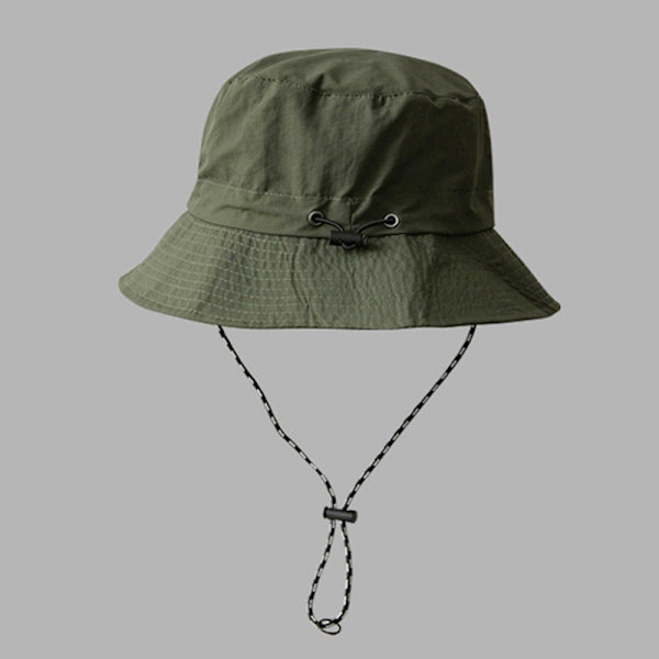Sommarhatt Vattentät Bucket Hats Vikbar Justerbar Röd Green