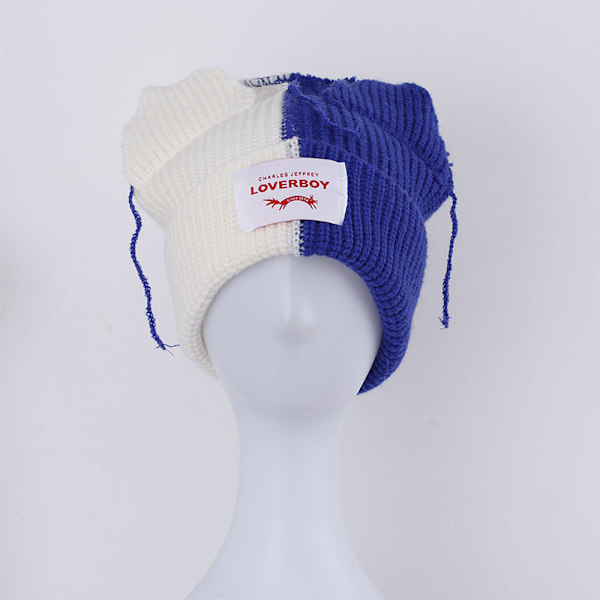 e Warm Cat Ear Wool Hat Stickad Hat A2