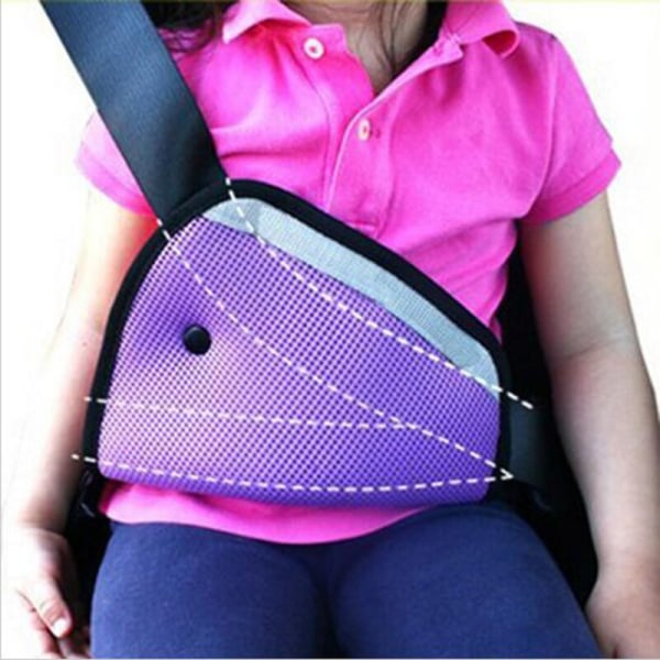 Säkerhetsbälteshållare för barn lila grey