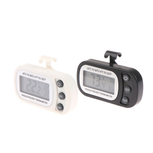 Elektronisk digital kyltermometer Svart