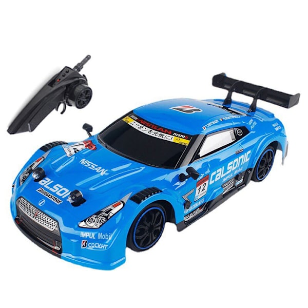 rc fjärrkontroll bil driftbil 1:16 elektrisk höghastighet blå