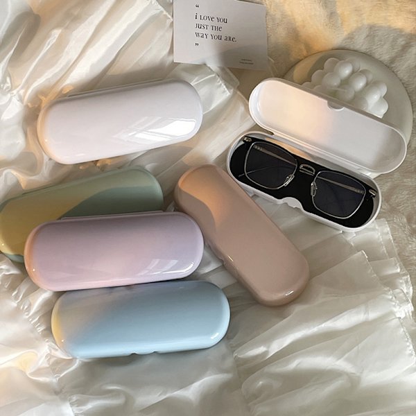1 ST Bärbar krämfärgad case Lila White