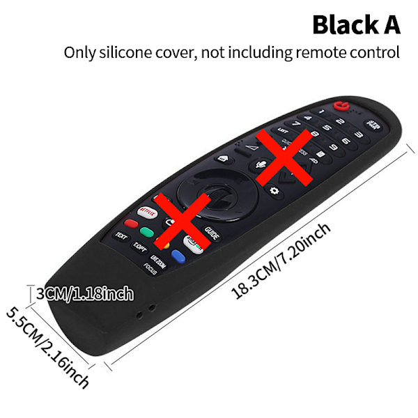 Skyddande case för LG AN-MR600/650 An-Mr18/19Ba 7(Blå B) 1(Black A)