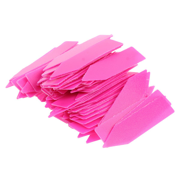 100 st 5*1cm s Etiketter inomhus Bonsai Namnetikett Plast Flerfärgad Vit Pink