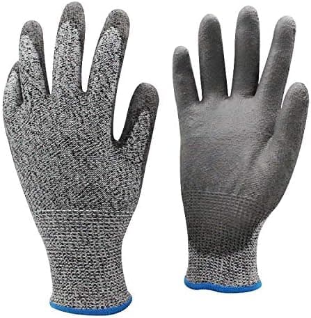 2 par skärsäkra handskar Arbetshandskar Skyddshandskar M & L