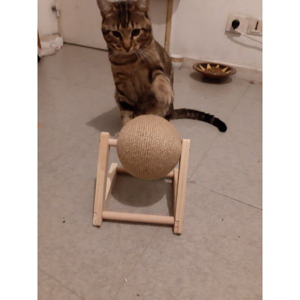 Hamprep bollkvarn kattkloleksaker husdjursförnödenheter V små V small