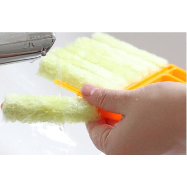 Blind rengöringsborste Avtagbar och tvättbar orange