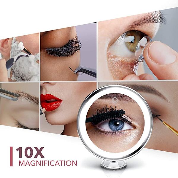 Makeup Mirror 3 färger Belysning Pekskärm 1st