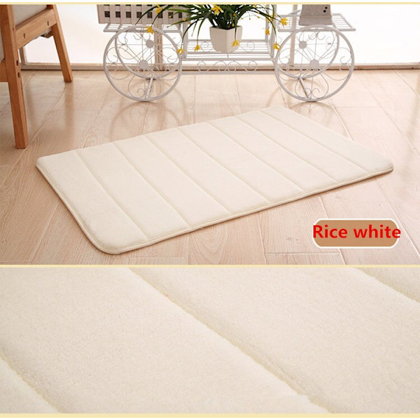 halkfri matta absorberande duschmatta för badrum beige beige